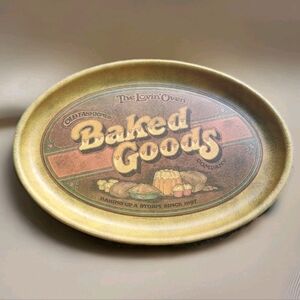 LOVIN’ OVEN Vintage Metal Tray for Baked Goods Pentron Industries 70s 1970s